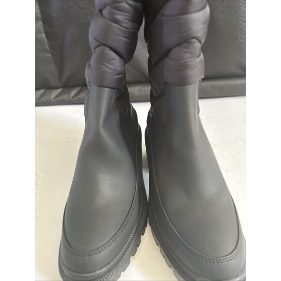 INC International Concepts Suludi Black Quilted Sole Booties Size 5M NEW - Picture 3 of 5